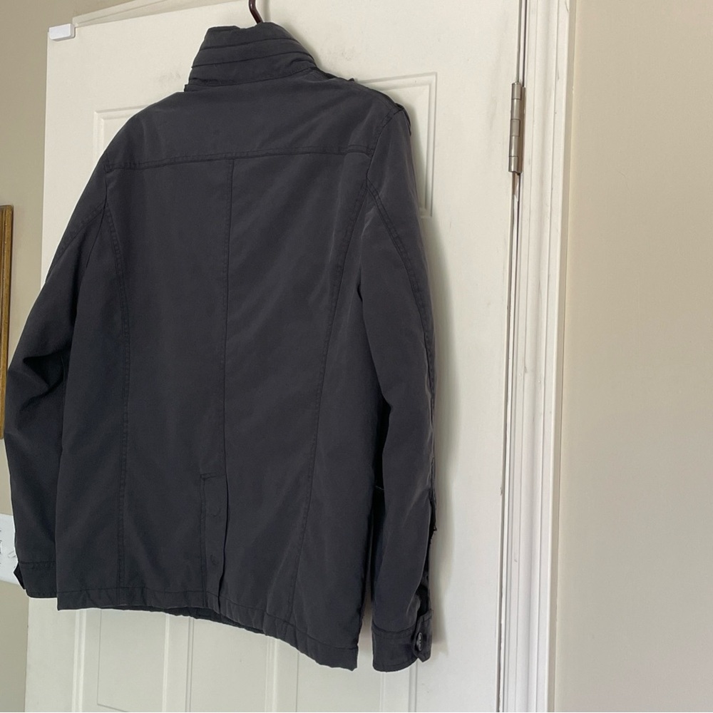 MARC NEW YORK Men's Black Utility Jacket Nylon Polyester Shell with Hood Large - Picture 5 of 16